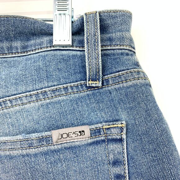 Joe's Jeans Brixton Denim Shorts Mens Size 32 Light Wash Stretch Cuffed Cut Hem - Picture 3 of 8